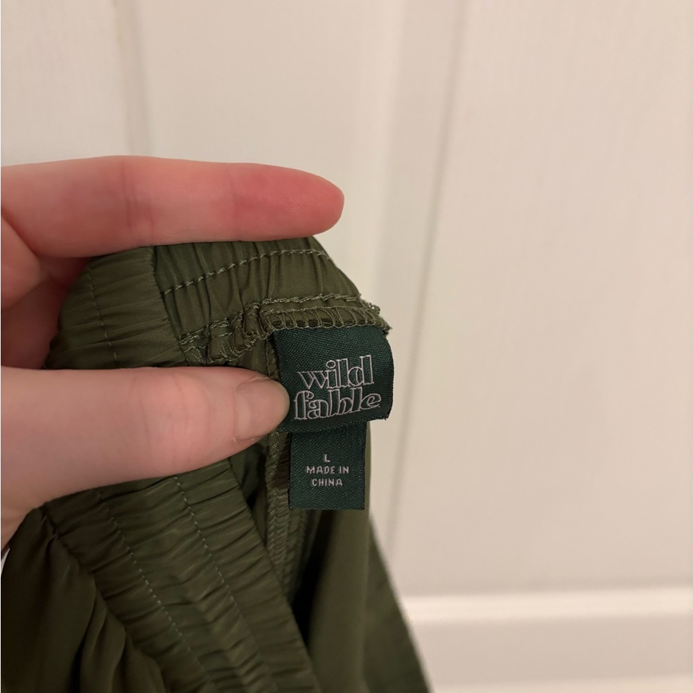 Wild Fable Olive Green Elastic Waist Pants - Picture 5 of 5